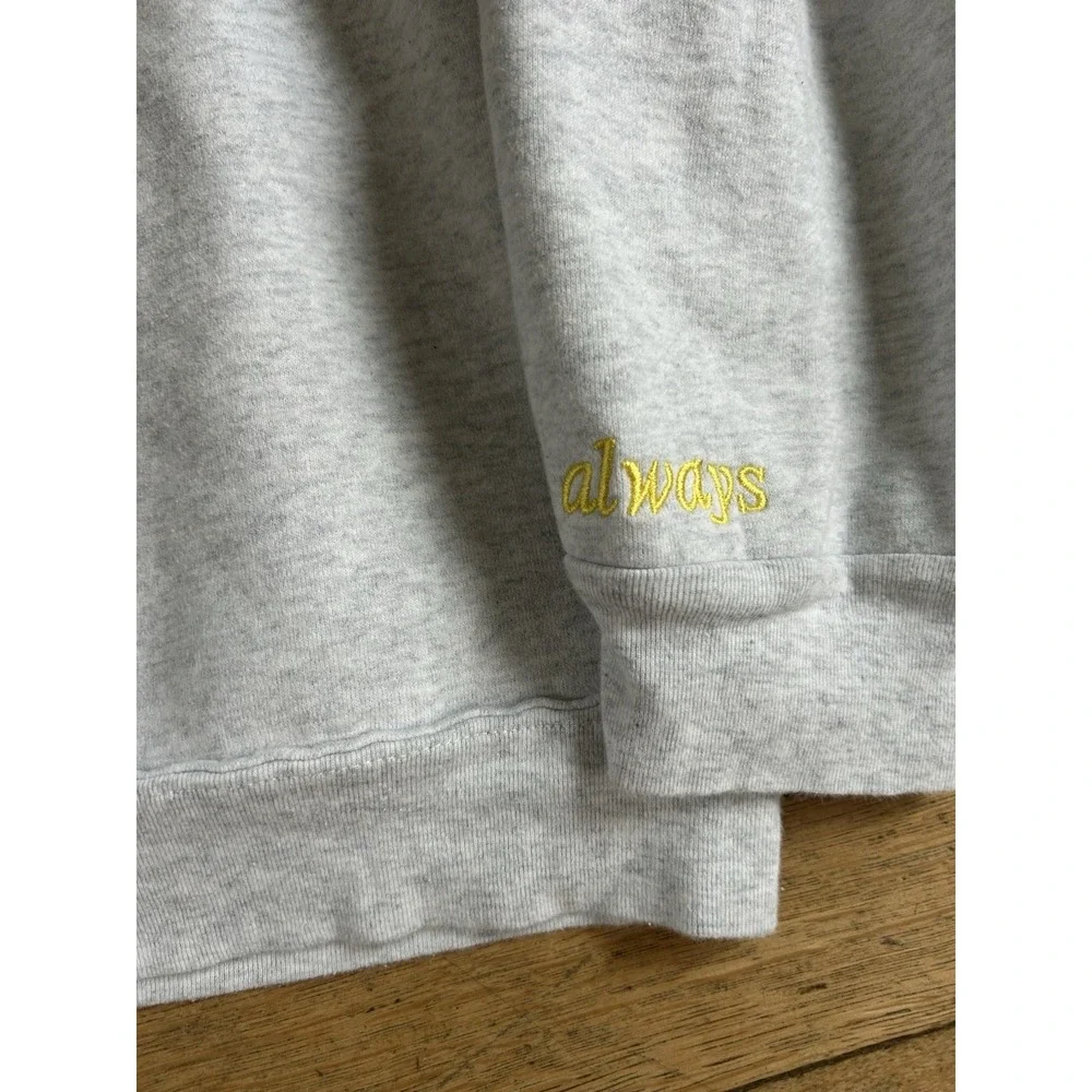 The Mayfair Group Empathy Always Crewneck Gray Women's M/L Medium Large - Picture 3 of 5